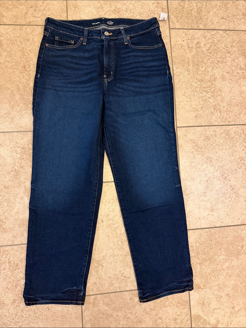 NWT women’s Old Navy Dark Blue High-Rise O.G. Loose Jeans size 14